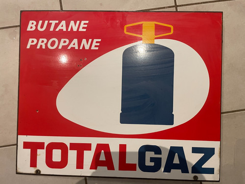 Plaque double face - , totalgaz