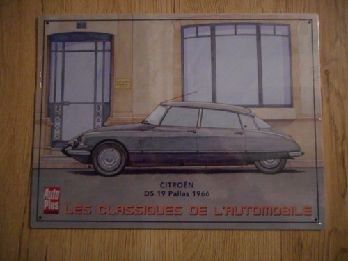 Plaque emaillée citröen - citröen, 19