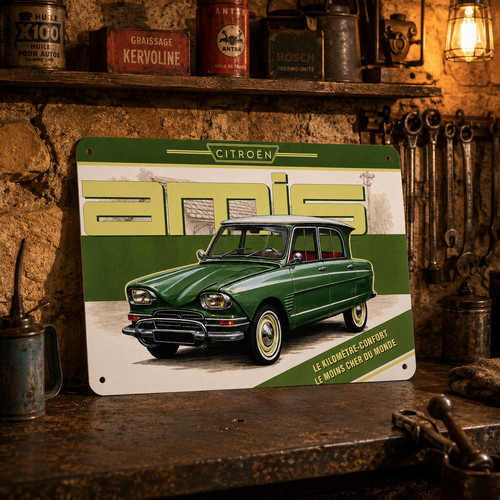 Plaque métal citroën - ami, 6