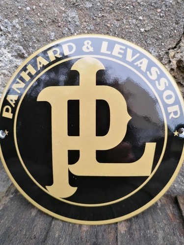 Plaque émaillée panhard - émaillée,
