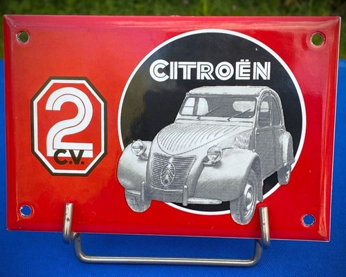 Plaque 2cv citroën - 2cv,